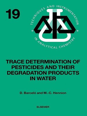 cover image of Trace Determination of Pesticides and their Degradation Products in Water (BOOK REPRINT)
